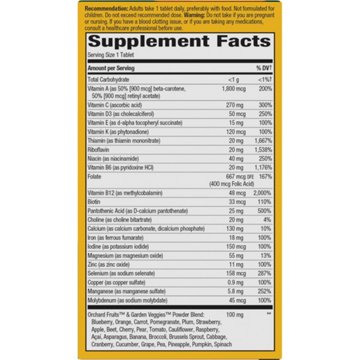 Nature's Way Alive! Adult Ultra Once Daily Multivitamin Tablets, 60 ct