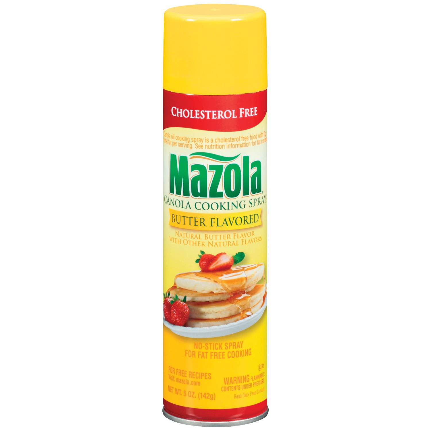 Mazola NoStick Butter Flavored Canola Cooking Spray Shop Oils at HEB