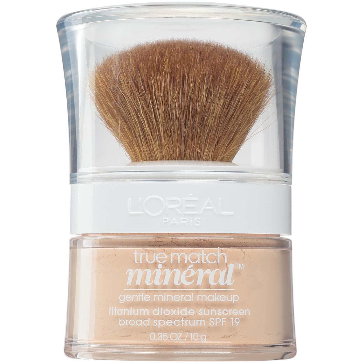 L'Oréal Paris True Match Mineral Loose Powder Foundation, SPF 19 Natural Ivory; image 1 of 2