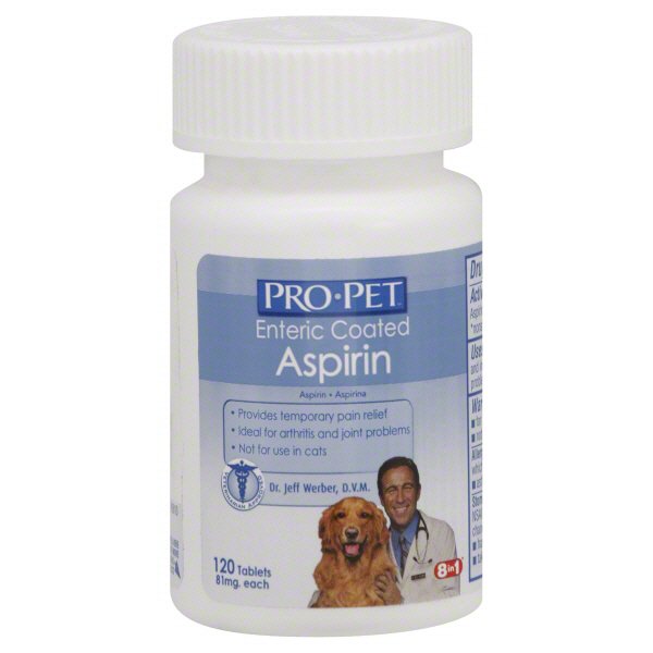 can you give a dog baby aspirin for joint pain