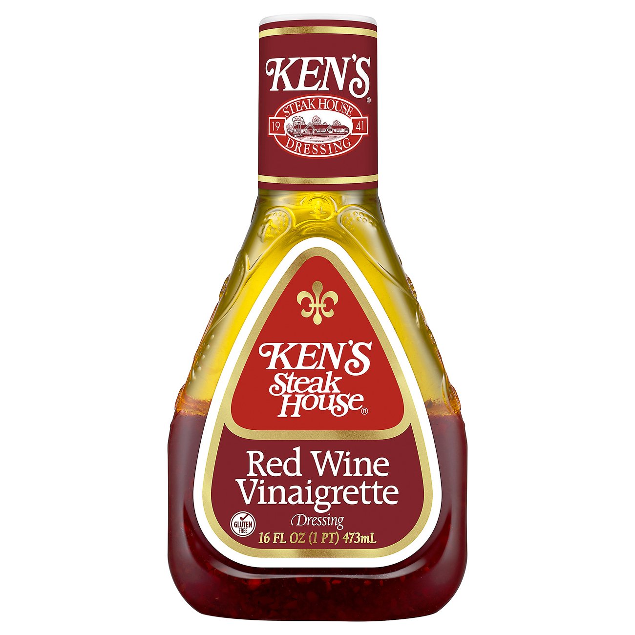 Red wine vinegar and olive oil salad dressing