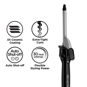 Revlon Ceramic Hair Curling Iron 1/2 in