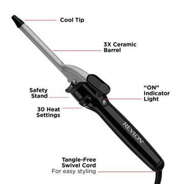 Revlon Ceramic Hair Curling Iron 1/2 in