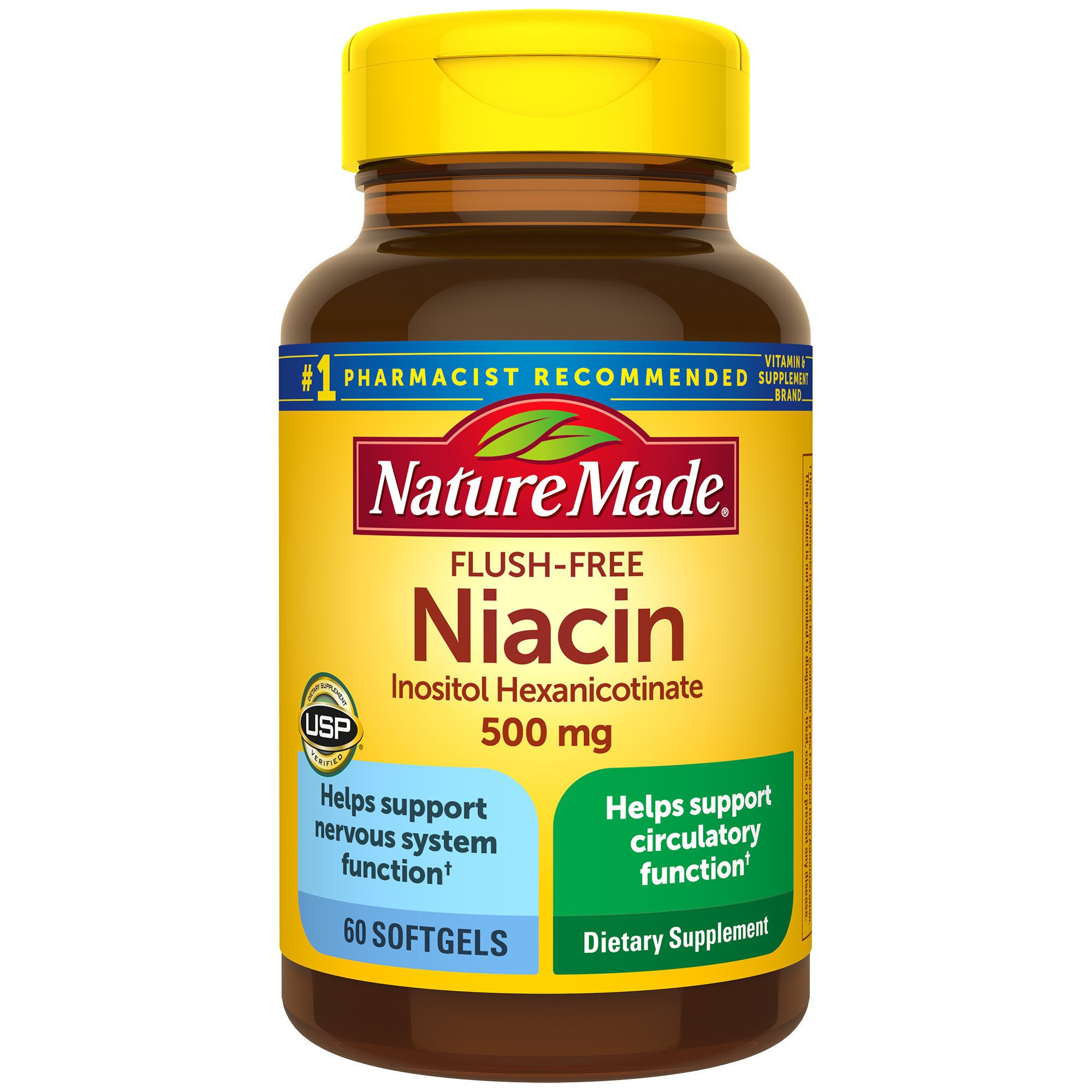 Nature Made Flush-Free Niacin 500 Mg Liquid Softgels - Shop Vitamins A ...