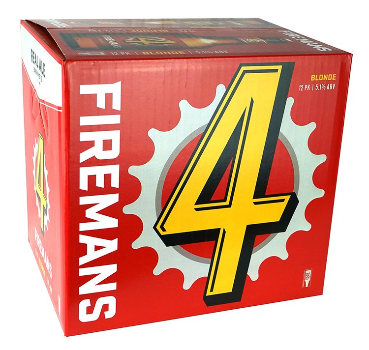 Real Ale Firemans 4 Blonde Ale Beer 12 oz Bottles Shop Beer at HEB