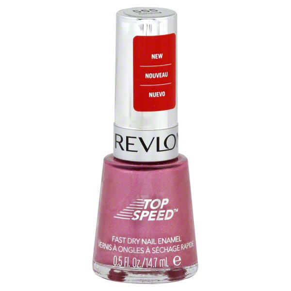 Revlon Top Speed Nagellack Sugar Plum 650 – Schnell Trocknend, Splitterfest