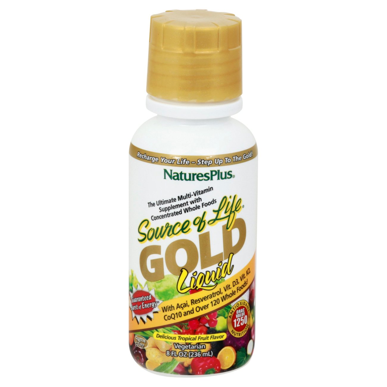 NaturesPlus Source of Life Gold MultiVitamin Delicious Tropical Fruit