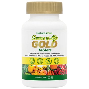 NaturesPlus Source of Life Gold Multivitamin Tablets, 90 ct