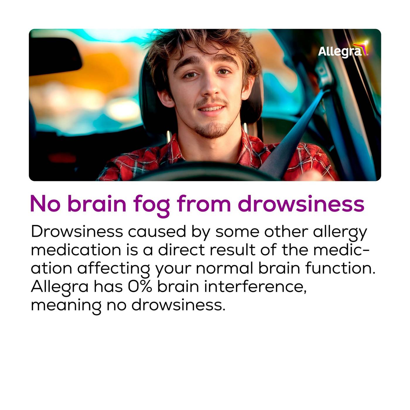 Allegra Adult 24 Hr Allergy Non-Drowsy Antihistamine Tablets; image 3 of 4