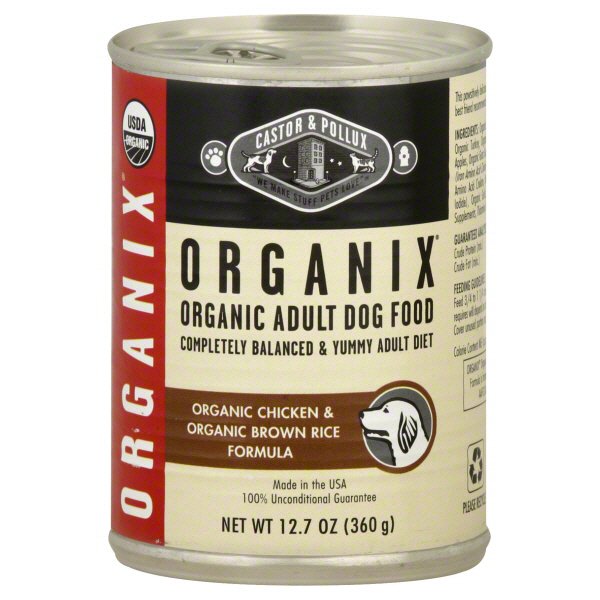Castor & Pollux Organix Adult Organic Chicken And Organic Brown Rice Formula Dog Food Shop