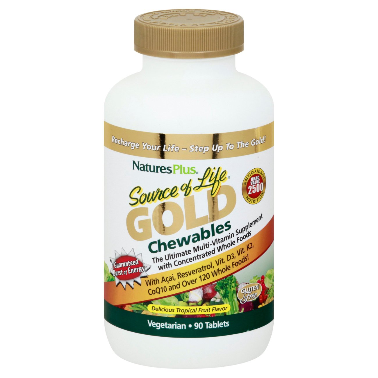 NaturesPlus Source of Life Gold Multi-Vitamin Chewable Tablets - Shop