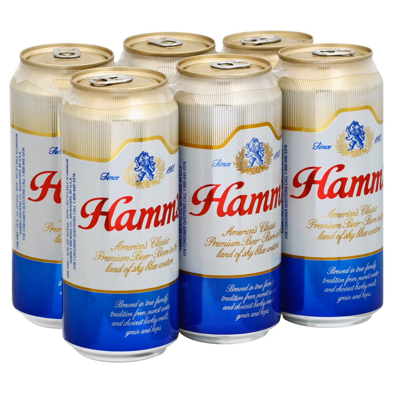 Hamms Premium Beer 16 oz Cans - Shop Beer at H-E-B