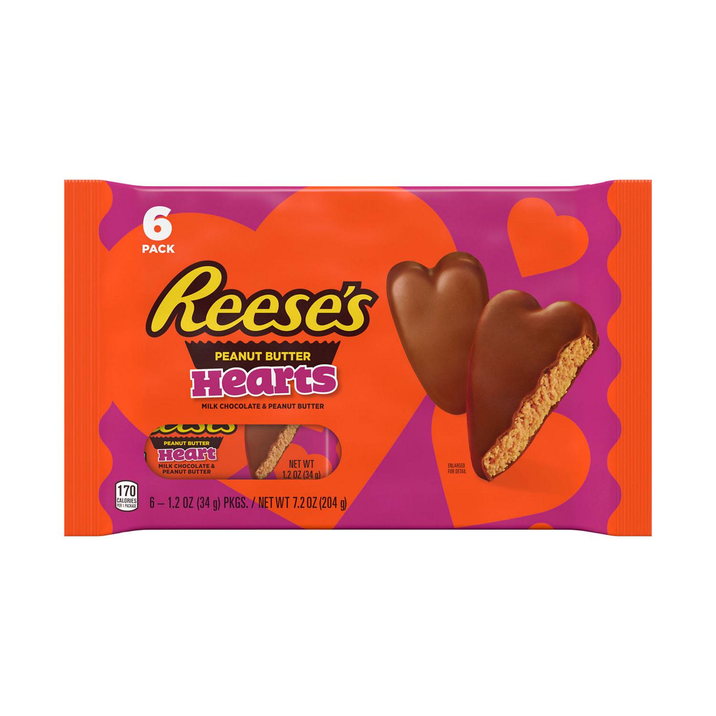 Reese's Peanut Butter Hearts Valentine's Candy; image 1 of 8