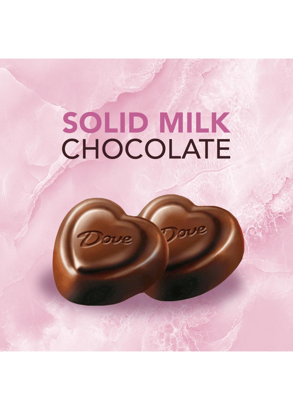 Dove Hearts Milk Chocolate Valentine's Candy; image 4 of 7