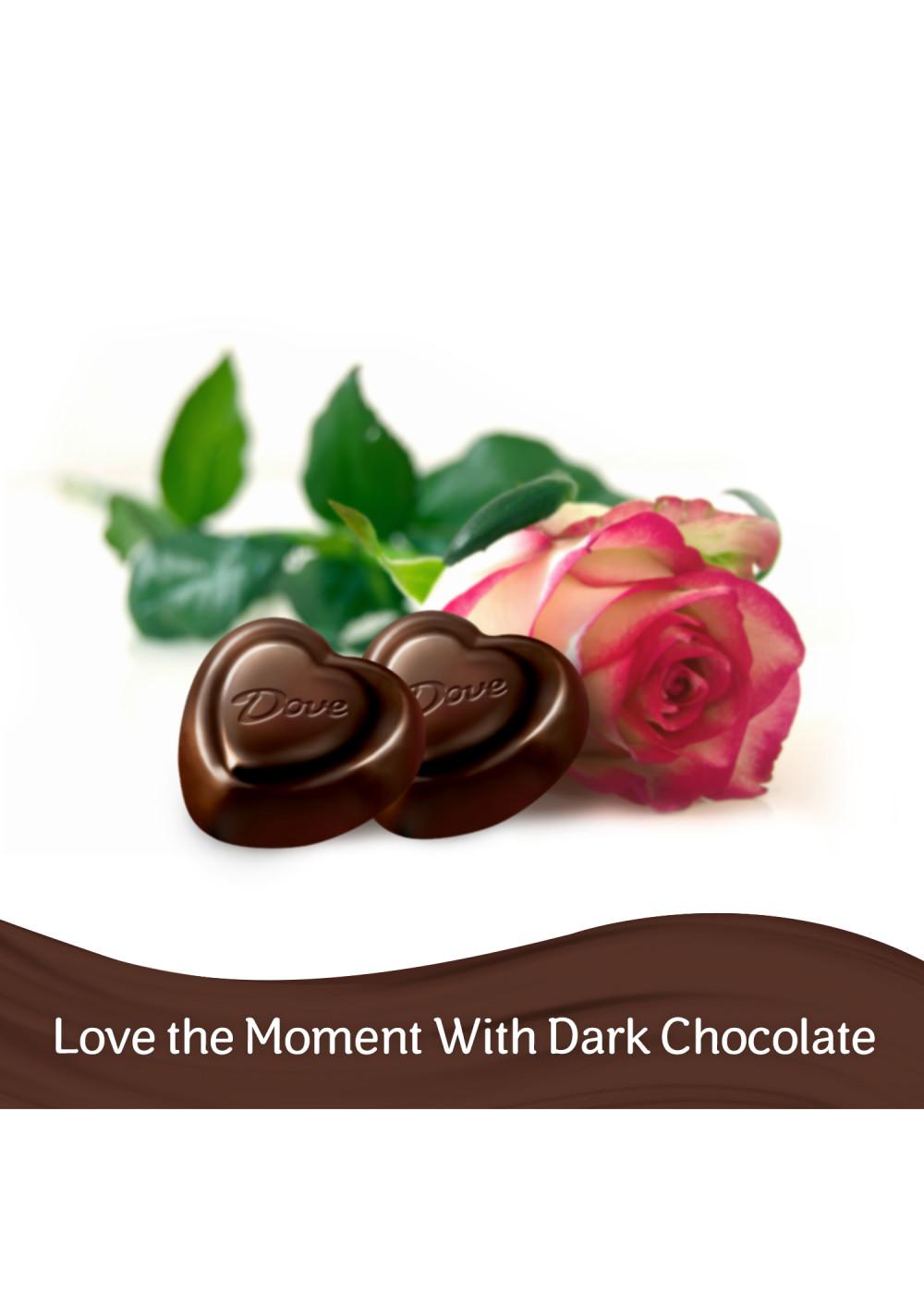 Dove Promises Hearts Dark Chocolate Valentine Candy; image 6 of 6