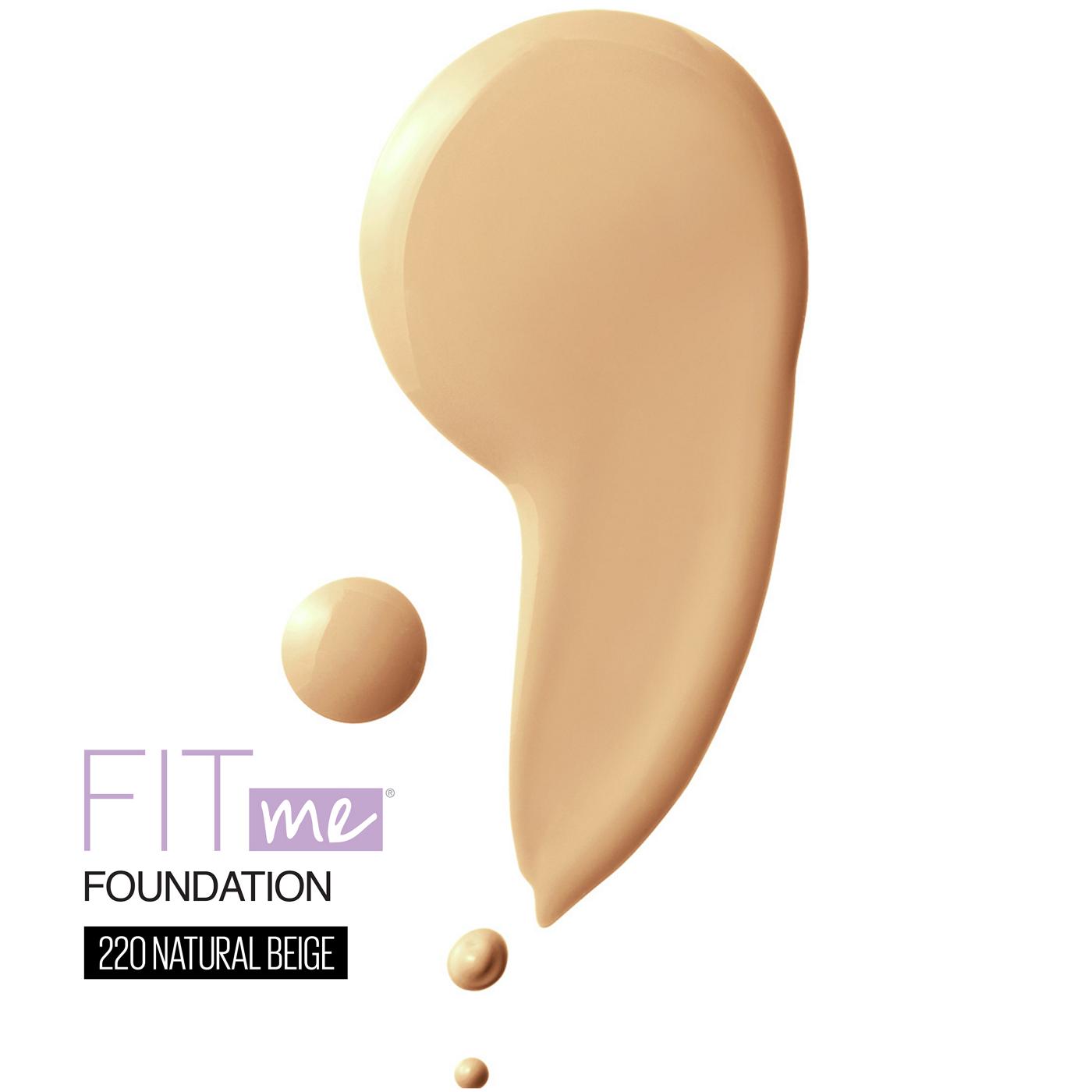 Maybelline Fit Me Dewy + Smooth Foundation - Natural Beige; image 2 of 2