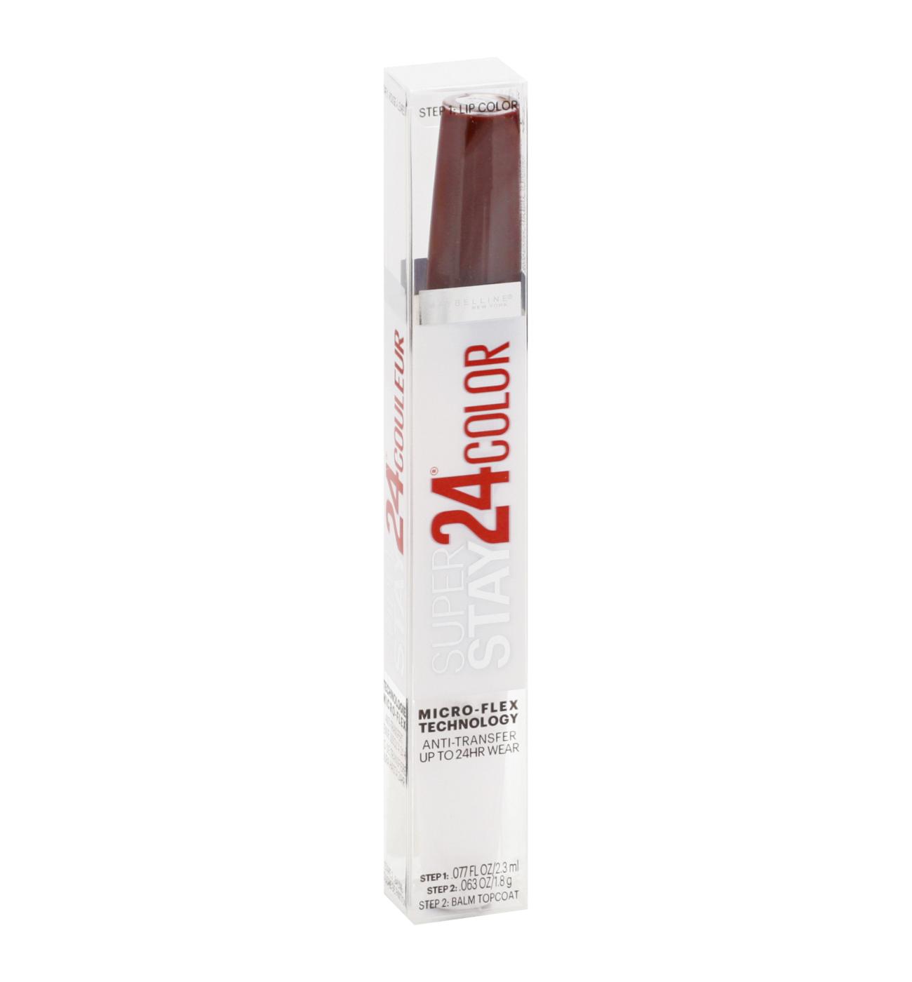 Maybelline Super Stay 24 2-Step Liquid Lipstick - Everlasting Wine; image 1 of 3