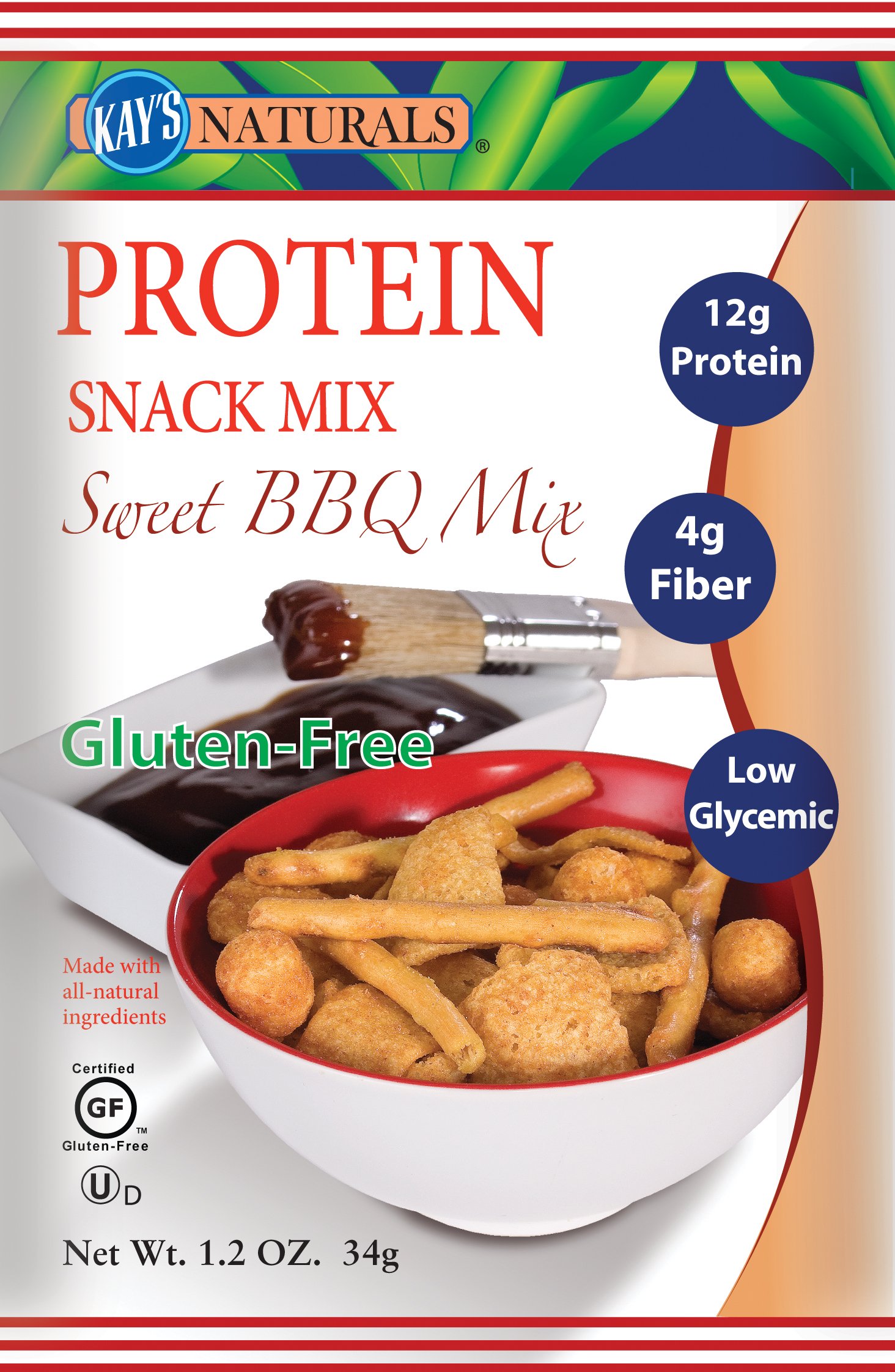 Kay's Naturals Sweet BBQ Protein Snack Mix Shop Chips at HEB