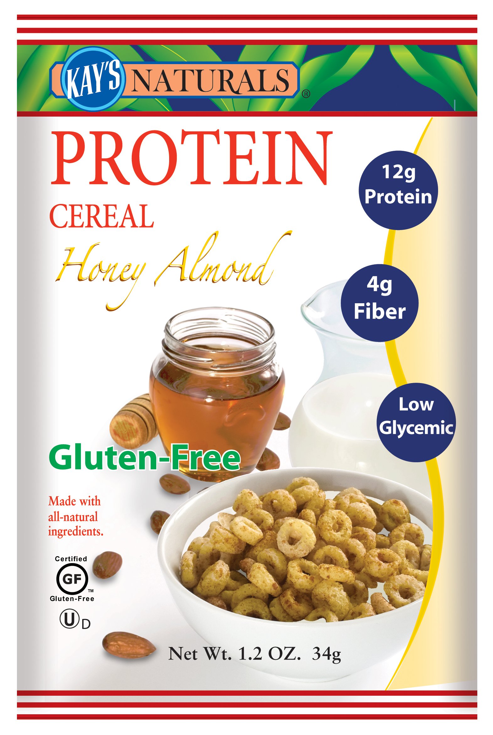 Kay's Naturals Honey Almond Protein Cereal Shop Diet & Fitness at HEB