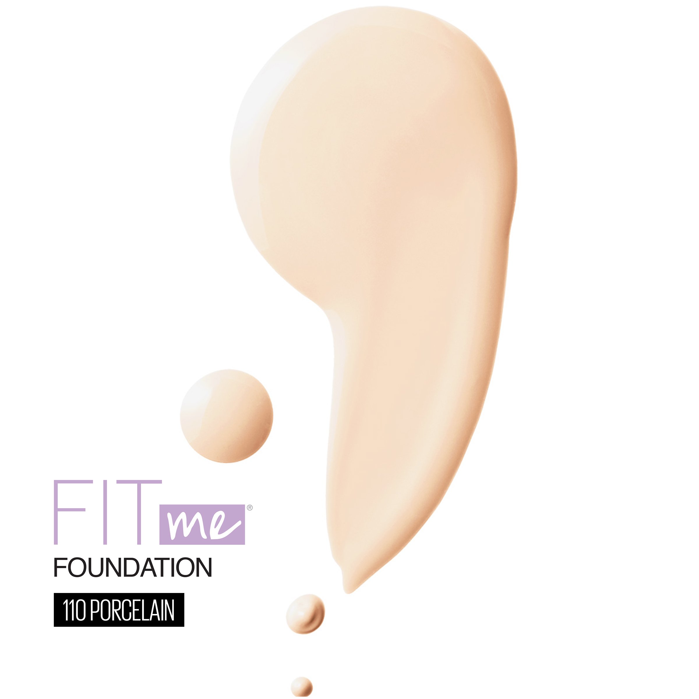 Maybelline Fit Me Dewy + Smooth Foundation - Porcelain - Shop