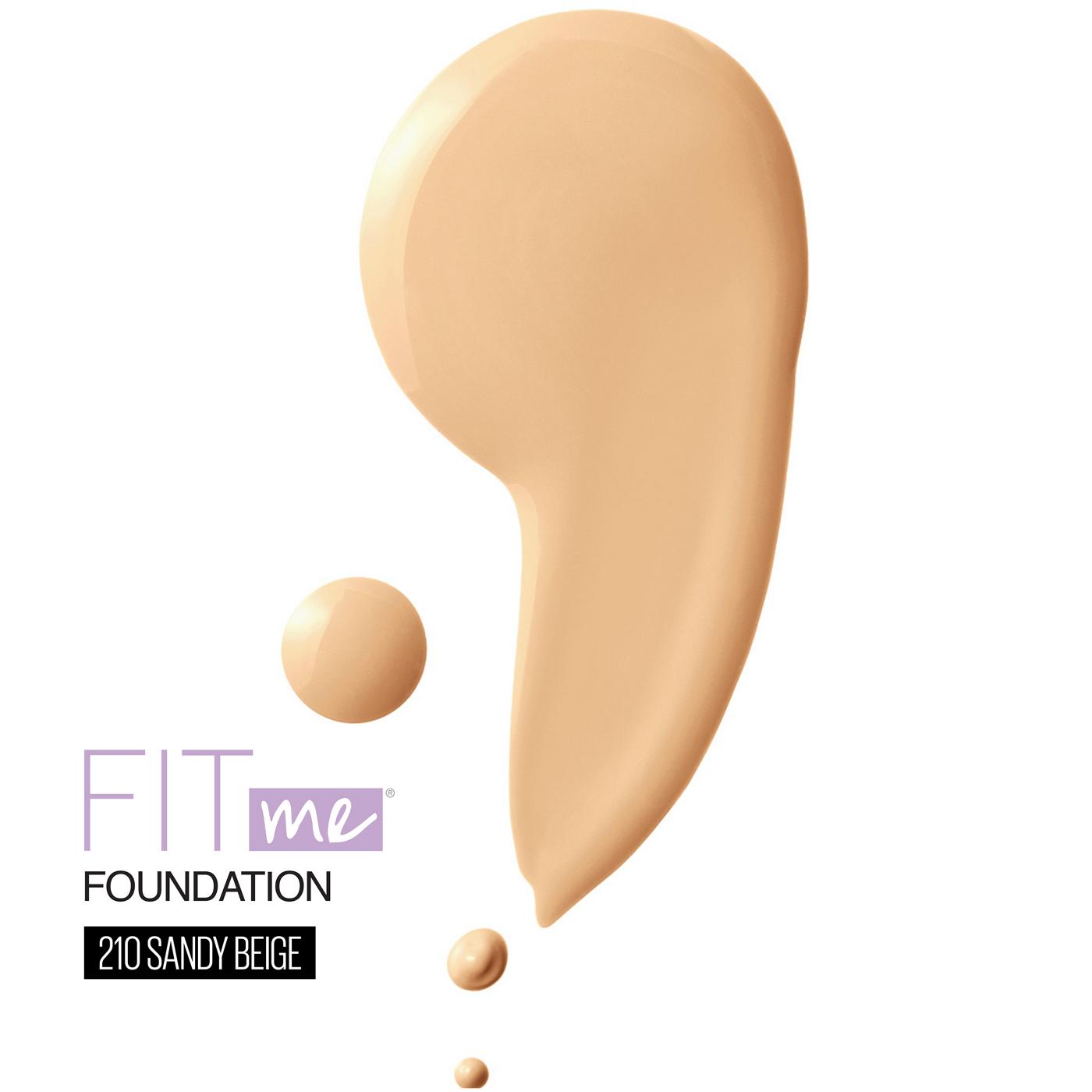 Maybelline Fit Me Dewy + Smooth Foundation - Sandy Beige; image 2 of 2