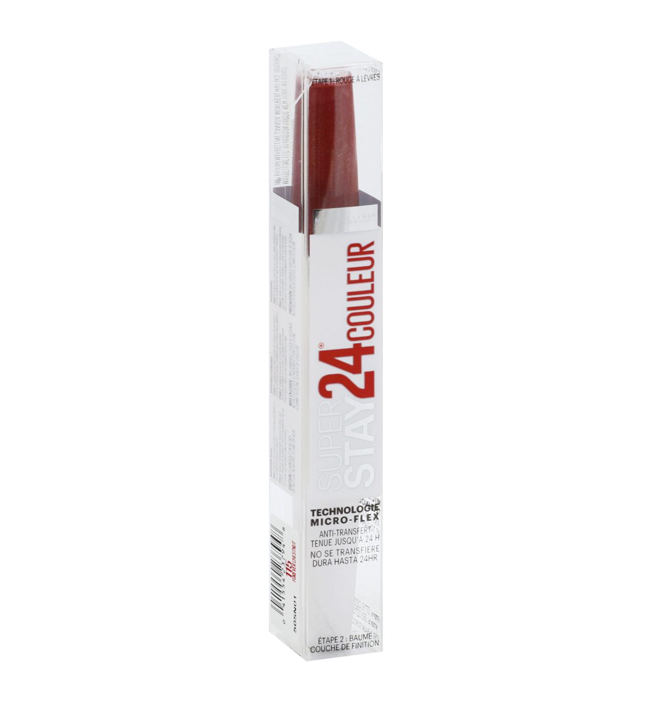 Maybelline Super Stay 24 2-Step Liquid Lipstick - Forever Chestnut; image 1 of 3