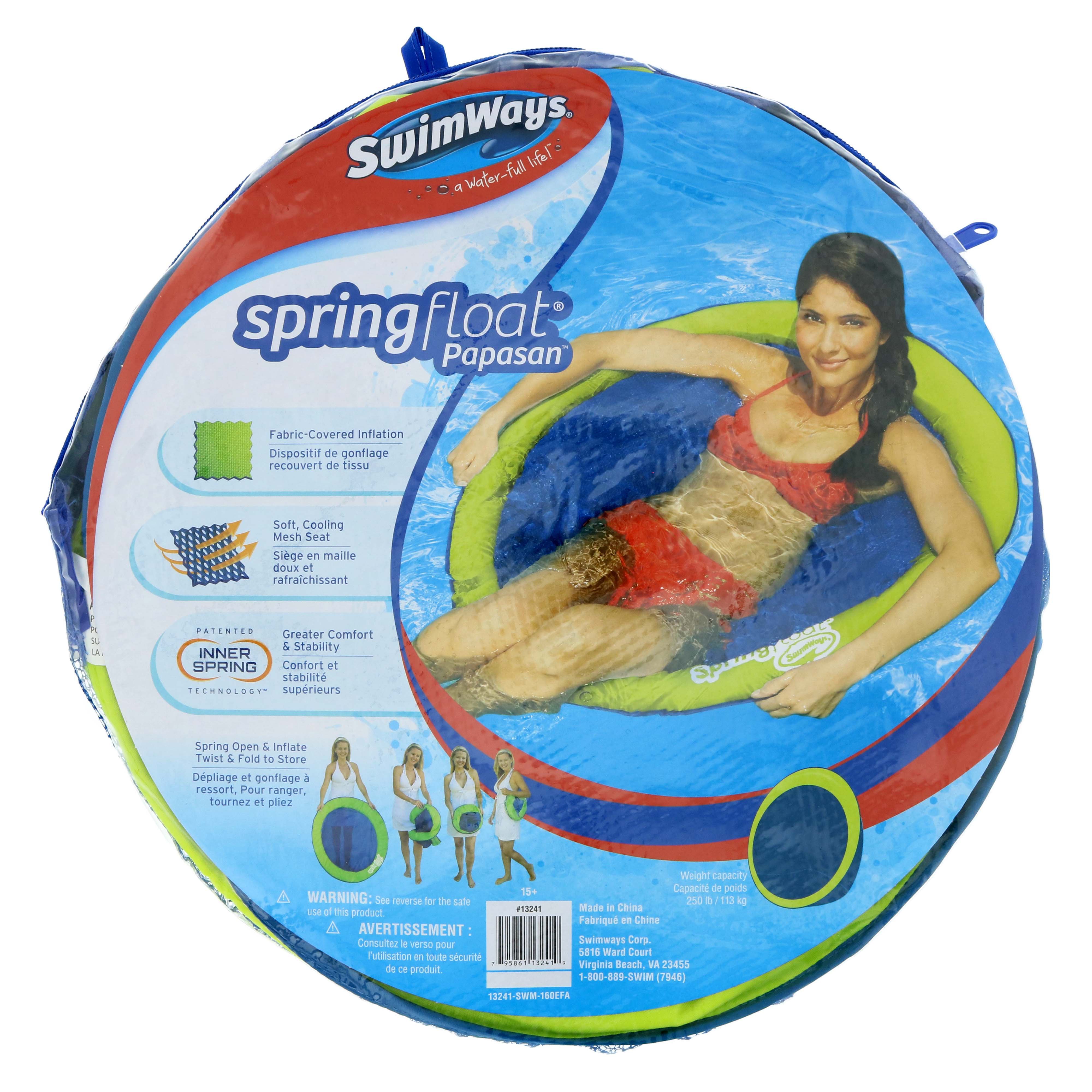 swimways papasan spring float