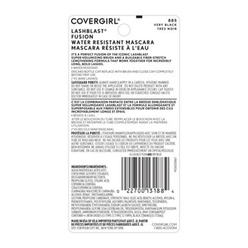 Covergirl Lash Blast Fusion Water Resistant Volume & Length Mascara - Very Black