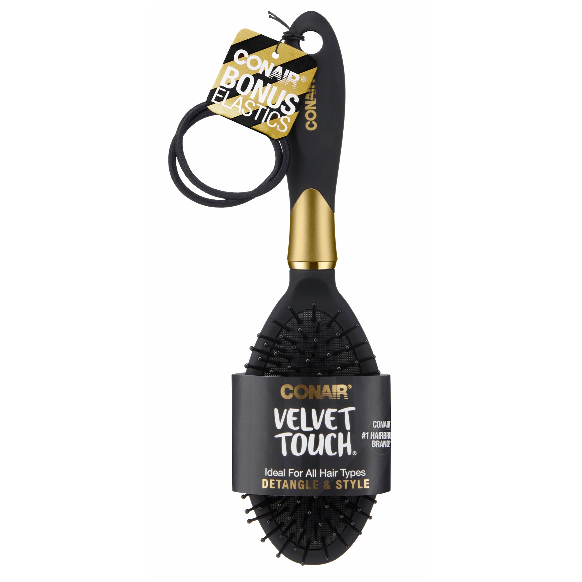 Conair Velvet Touch Soft Touch Handle Cushion Hair Brush Shop Brushes