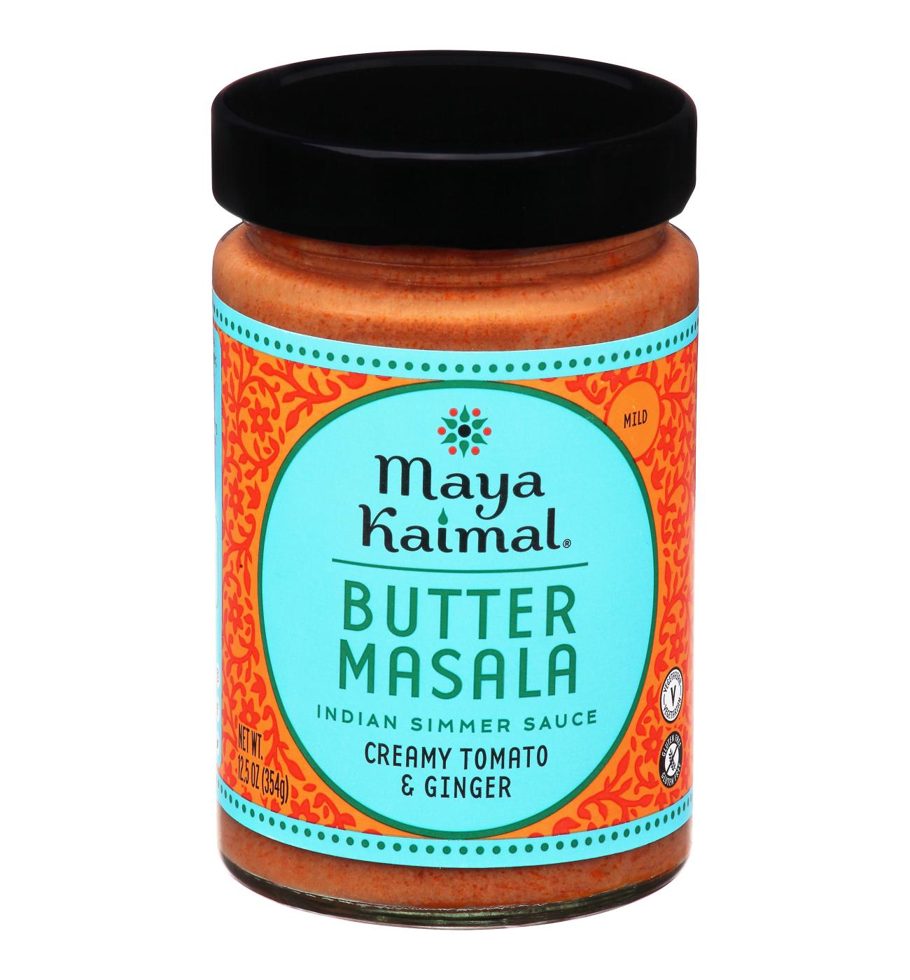 Maya Kaimal Mild Butter Masala Indian Simmer Sauce; image 1 of 2