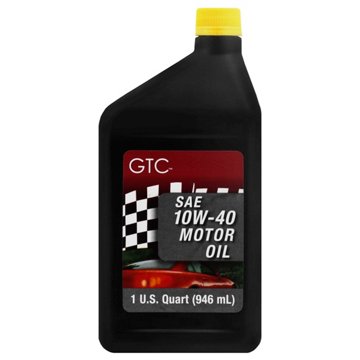 GTC SAE 10W-40 Motor Oil, 1 qt