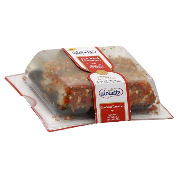Alouette Sundried Tomatoes Gourmet Spreadable Cheese Logs Shop Cheese