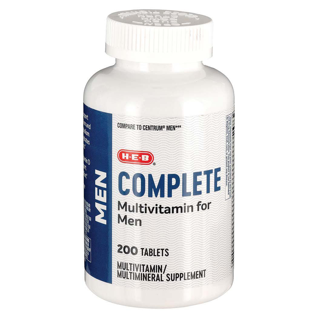 HEB HEB Complete Ultimate Mens Multi - Shop Multivitamins At H-E-B