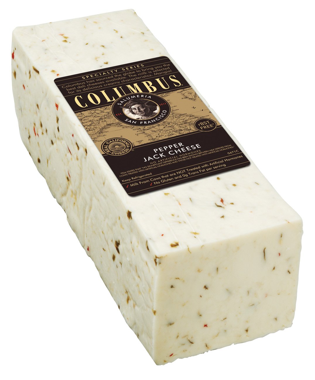 Columbus Pepper Jack Cheese, sold by the Shop Cheese at HEB