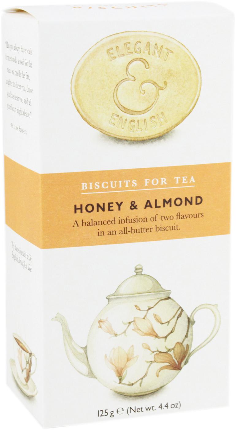 Elegant & English Artisan Tea Biscuits Honey & Almond; image 2 of 2