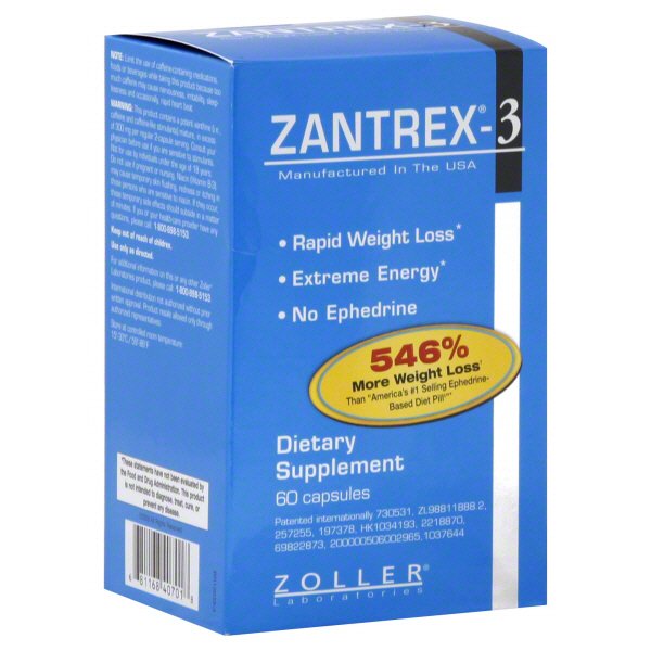 Zantrex 3 Dietary Supplement Capsules Shop Diet & Fitness at HEB