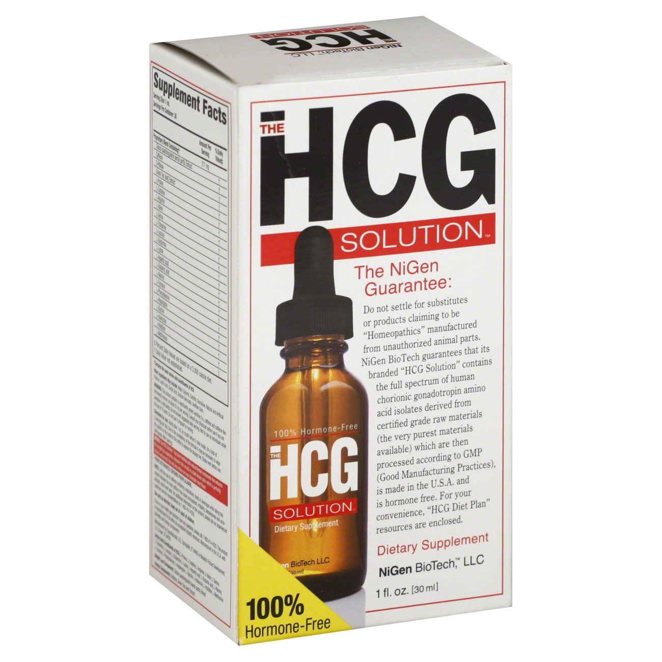 The Hcg Solution 100 Hormone Free Dietary Supplement Shop Diet And Fitness At H E B 6400