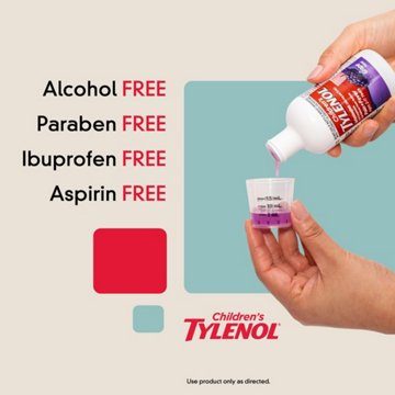 Tylenol Children's Pain & Fever Relief Oral Suspension - Grape
