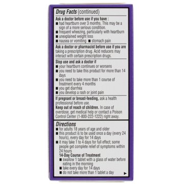H-E-B Omeprazole Delayed Release Acid Relief Tablets – 20 mg, 14-ct