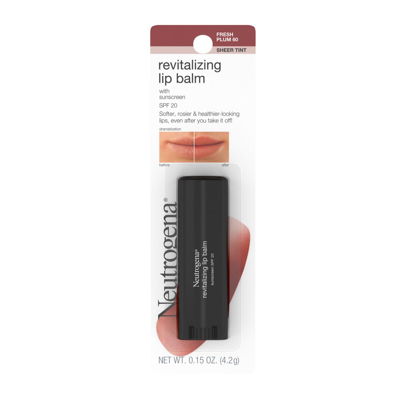 Neutrogena Revitalizing 60 Fresh Plum Lip Balm; image 1 of 4