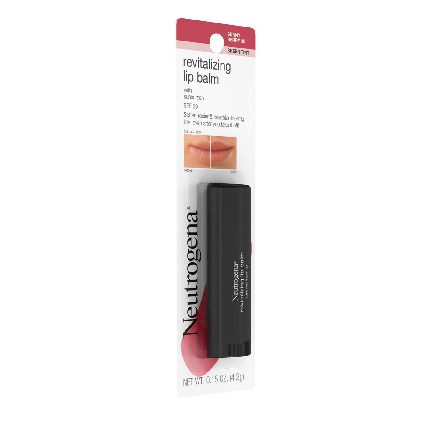 Neutrogena Revitalizing 30 Sunny Berry Lip Balm; image 3 of 5