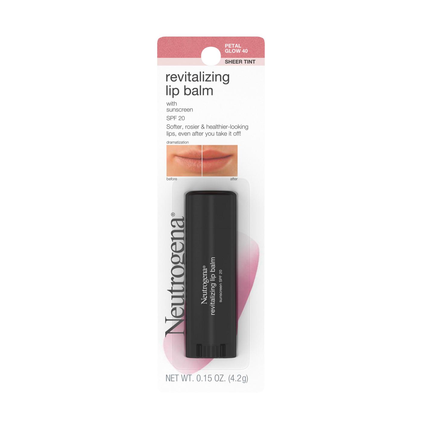 Neutrogena Revitalizing SPF 20 Tinted Lip Balm - Petal Glow; image 1 of 3