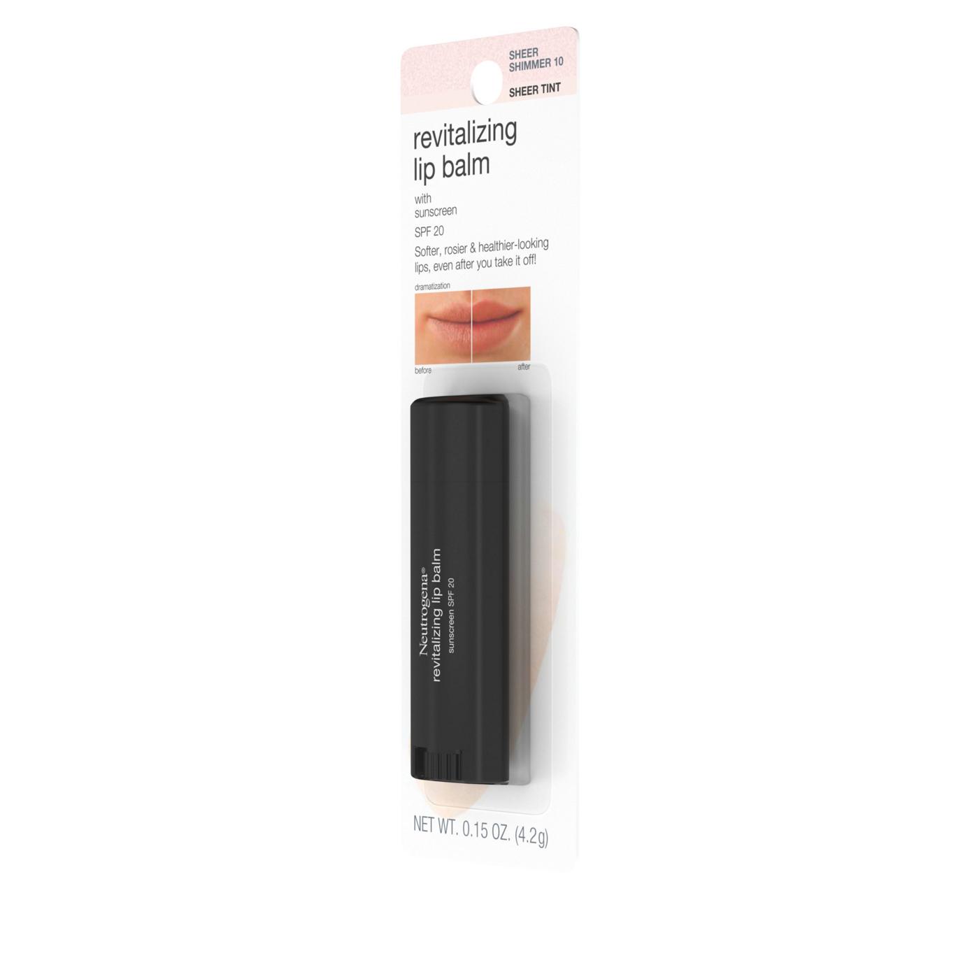 Neutrogena Revitalizing 10 Sheer Shimmer Lip Balm; image 2 of 3