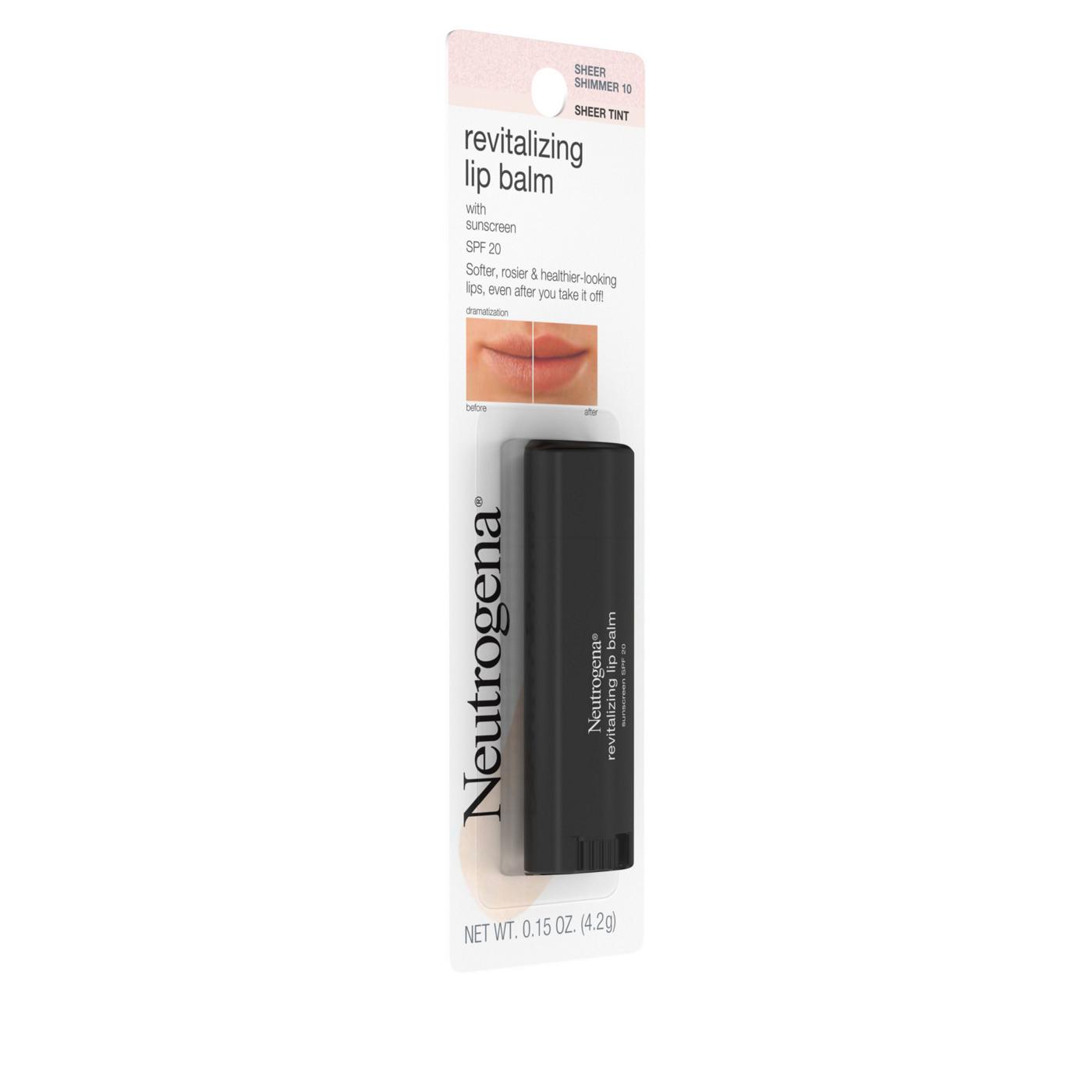 Neutrogena Revitalizing 10 Sheer Shimmer Lip Balm; image 3 of 3