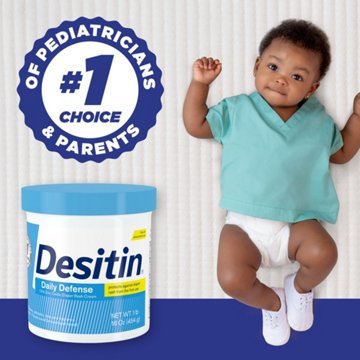 Desitin Daily Defense Diaper Rash Cream with Zinc Oxide, 16 oz