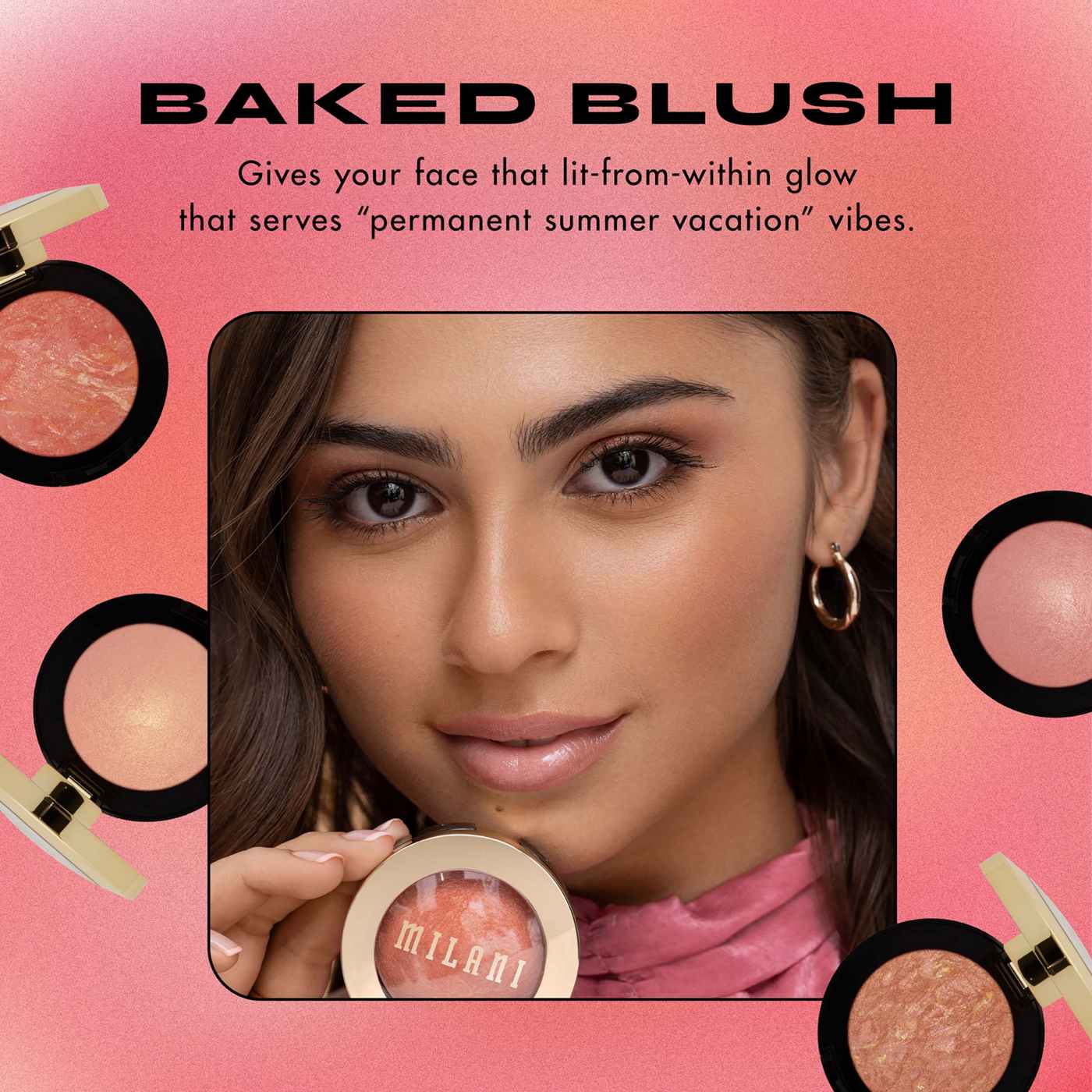 Milani Baked Blush - Dolce Pink; image 8 of 9