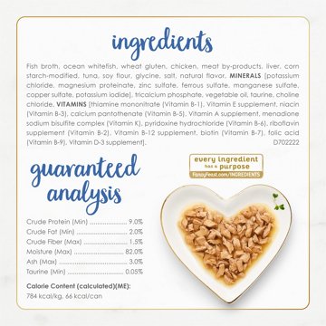 Fancy Feast Purina Gravy Lovers Gourmet Wet Cat Food - Ocean Whitefish and Tuna Feast