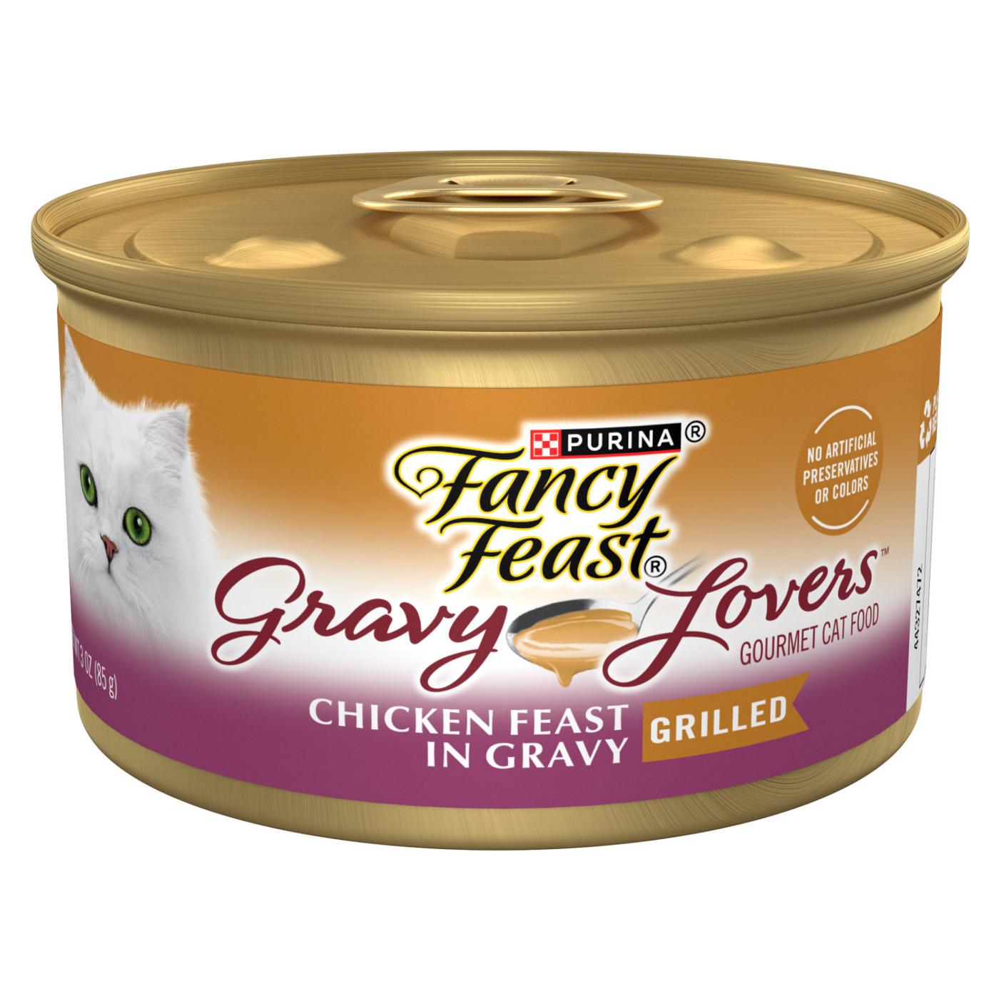 Fancy Feast Purina Fancy Feast Gravy Lovers Chicken Feast in Gravy Gourmet Cat Food in Wet Cat Food Gravy; image 1 of 5