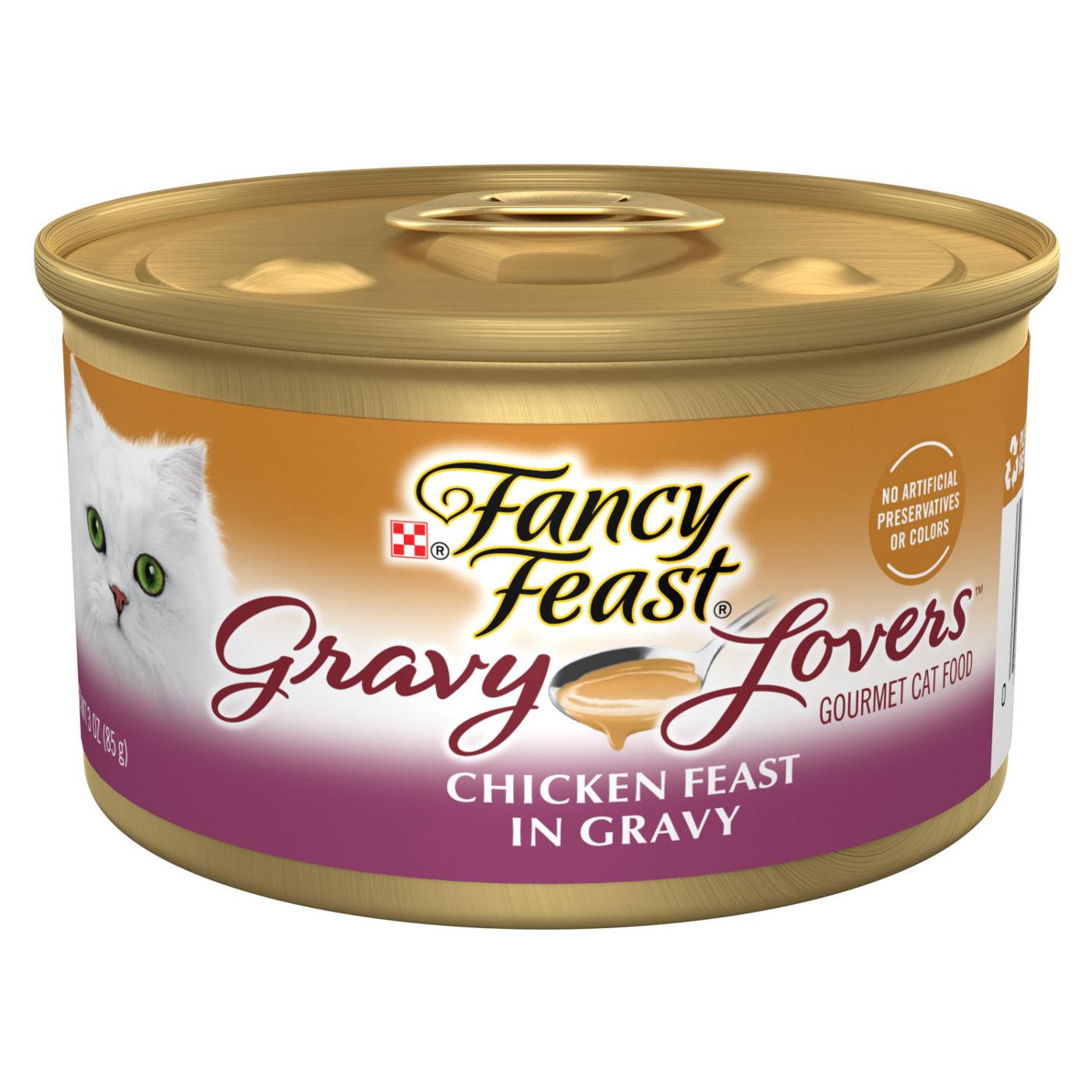 Fancy Feast Purina Fancy Feast Gravy Lovers Chicken Feast in Gravy Gourmet Cat Food in Wet Cat Food Gravy; image 1 of 5