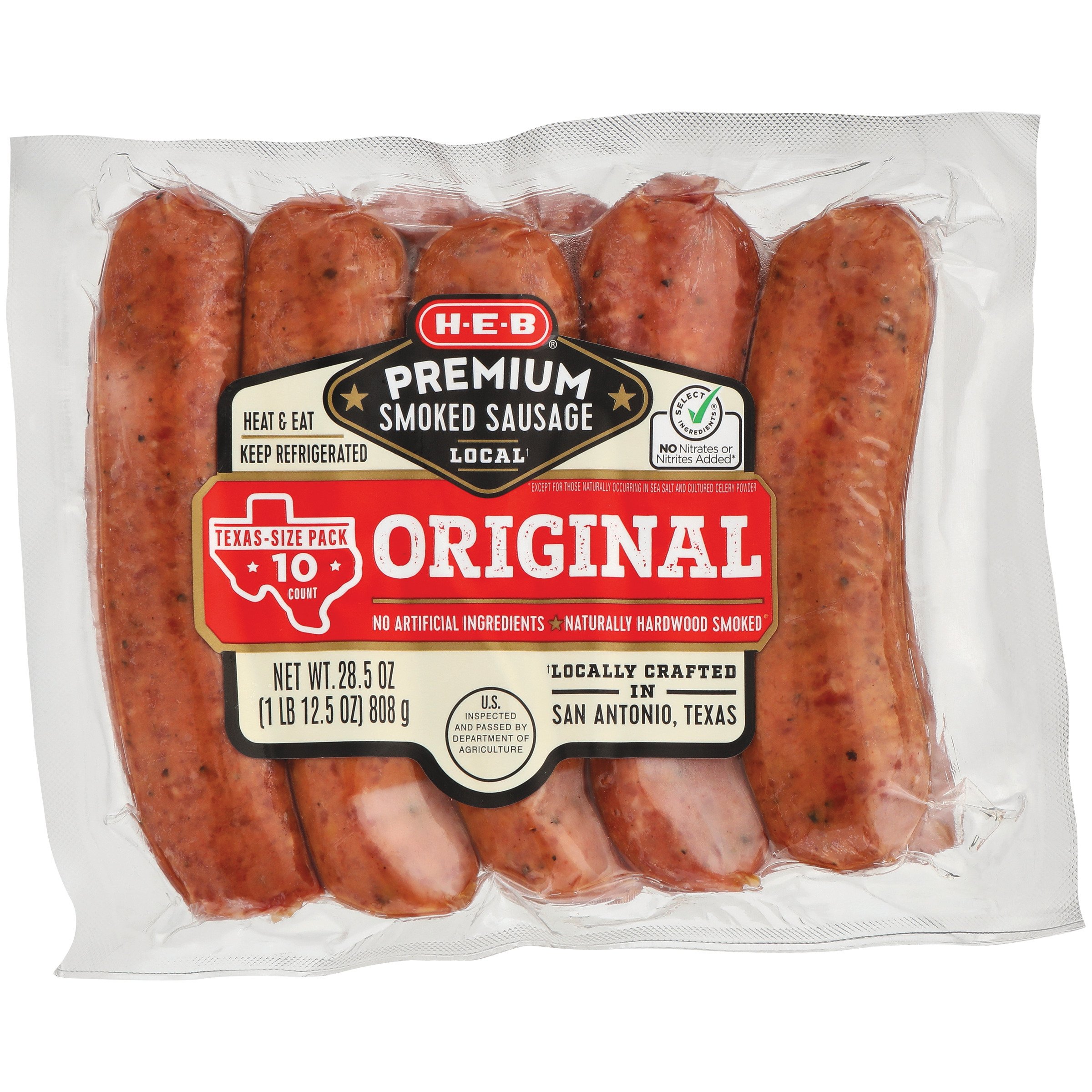 Market Skinless Smoked Sausage Links